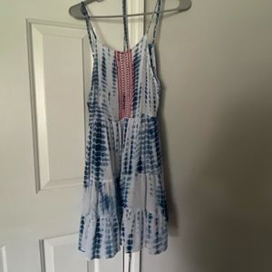 blue tie-dye dress!